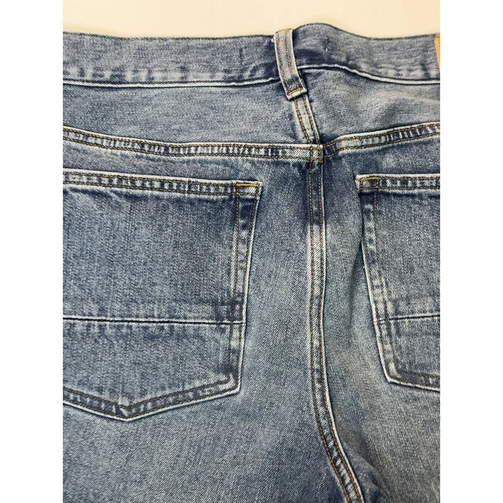 Pacsun Jeans Mens 31x32 Black Stacked Skinny Dark Wash Distressed‎ Pants